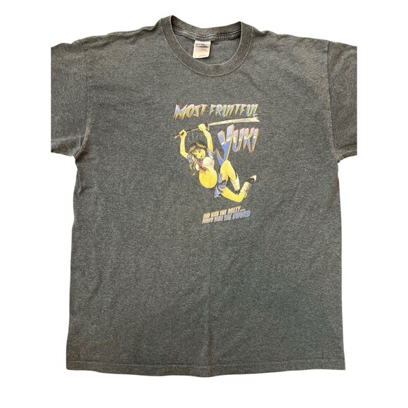 Y2K 2007 Juno Movie Most Fruitful Yuki Anime Logo Movie Promo T Shirt Sz L - Picture 2 of 12